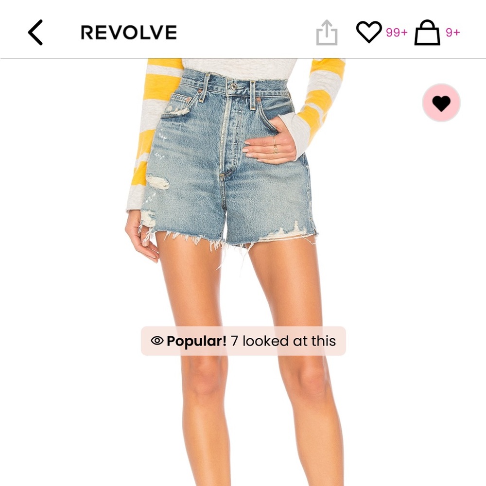 AGOLDE Dee Short in Riccochet Size 24